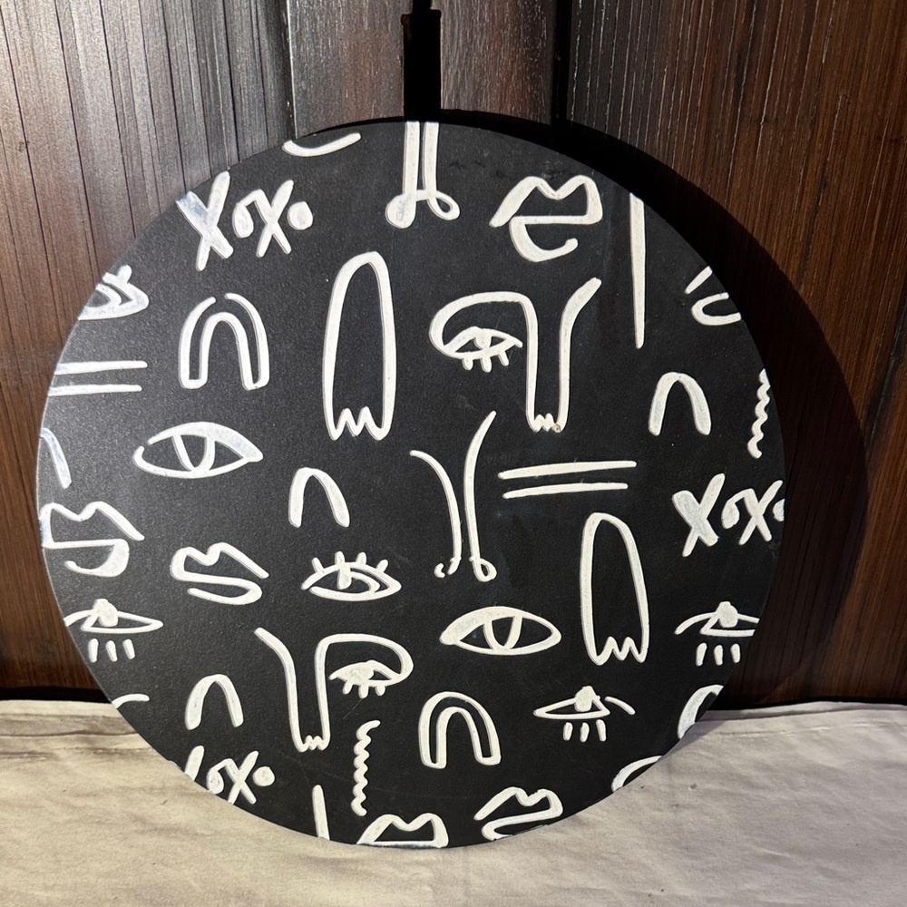 Modern Black and White Abstract Wall Art